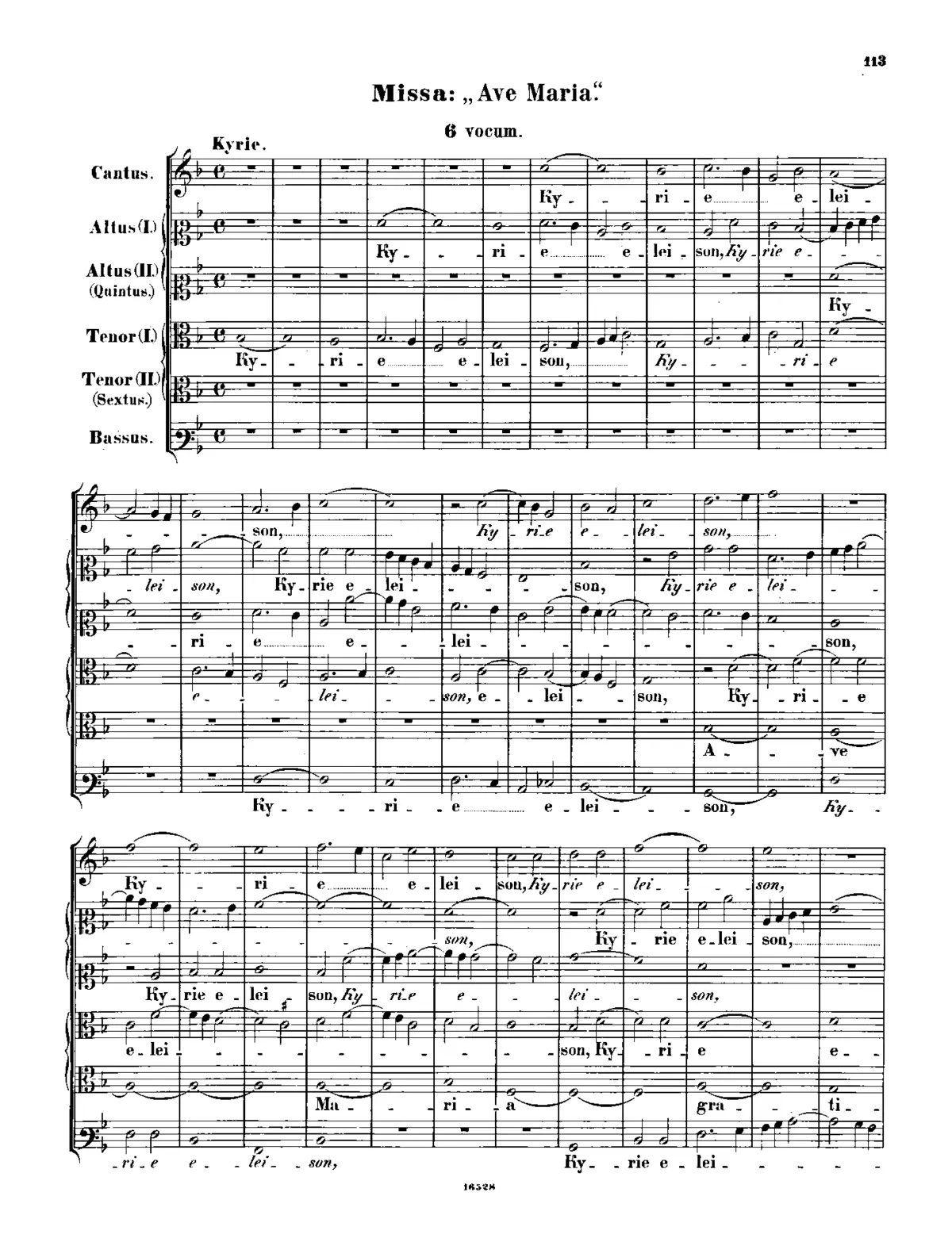 Missa Ave Maria - Page 1