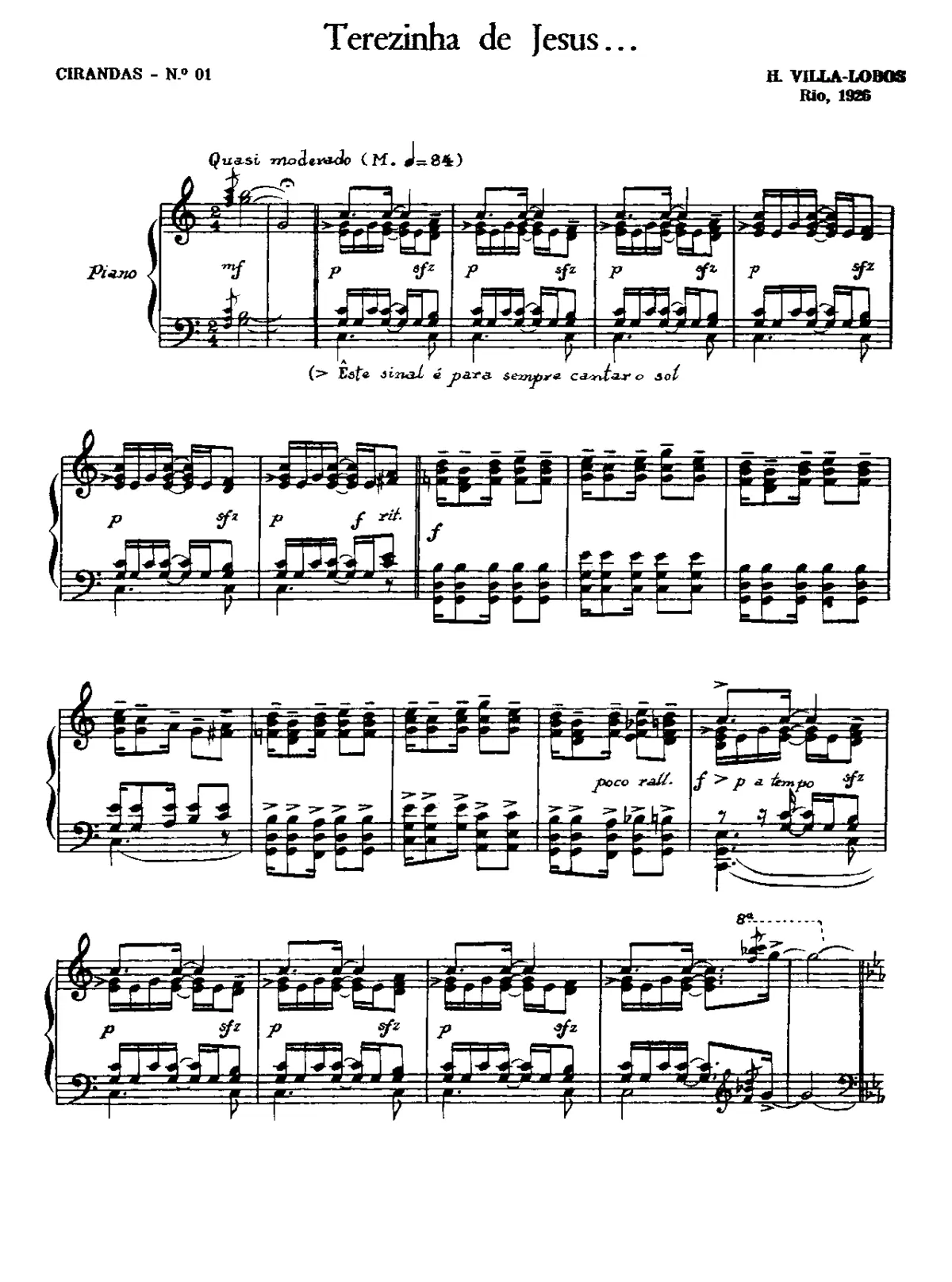Cirandas - Page 1