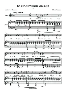 Er, der Herrlichste von allen