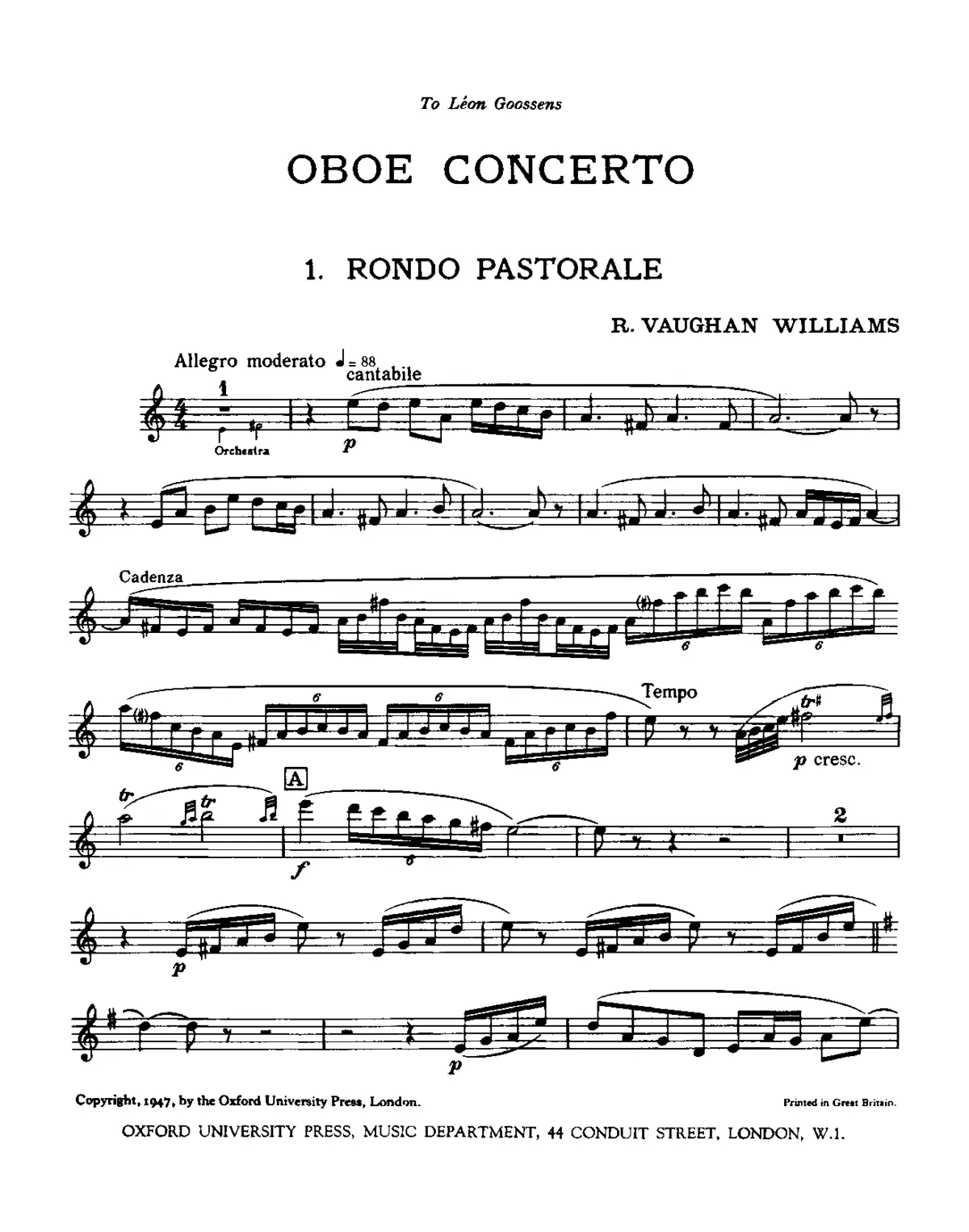 Oboe Concerto - Page 1