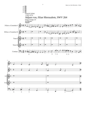Adjuro vos filiae Jerusalem SWV 264