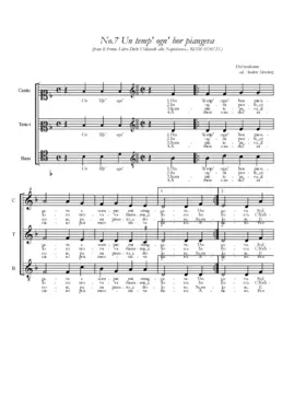 Un temp' ogn' hor piangeva