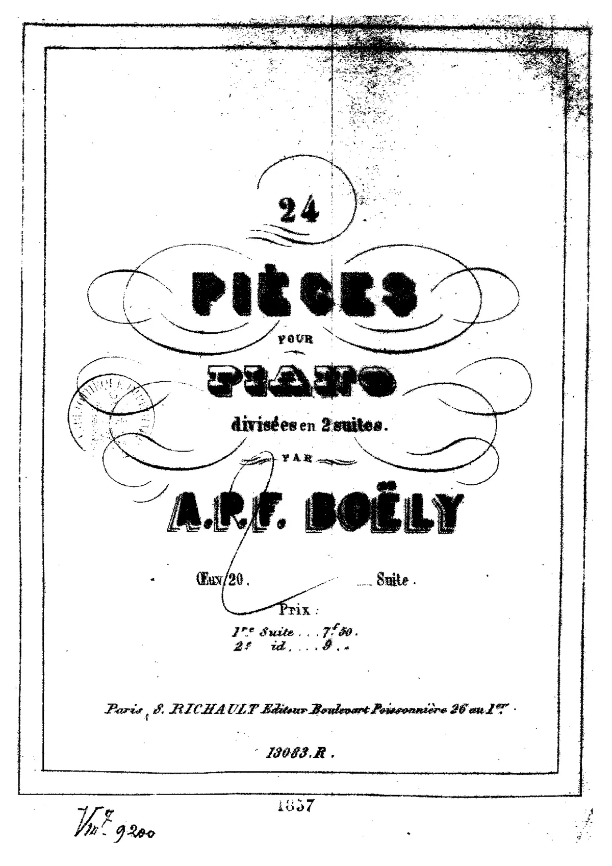 24 Pièces pour Piano - Page 1