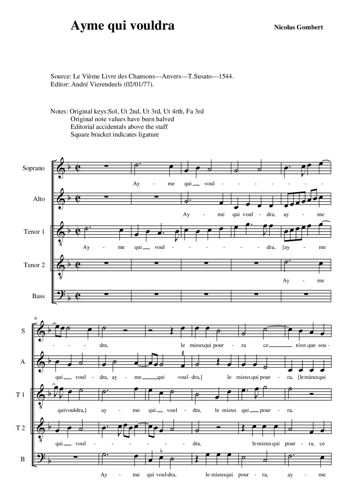 Ayme qui vouldra - Page 1