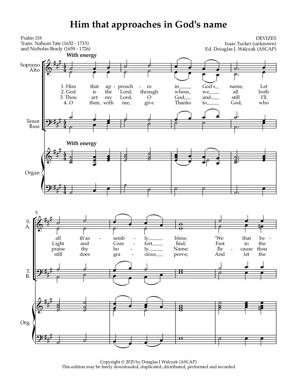 Him that approaches in God's name - Page 1