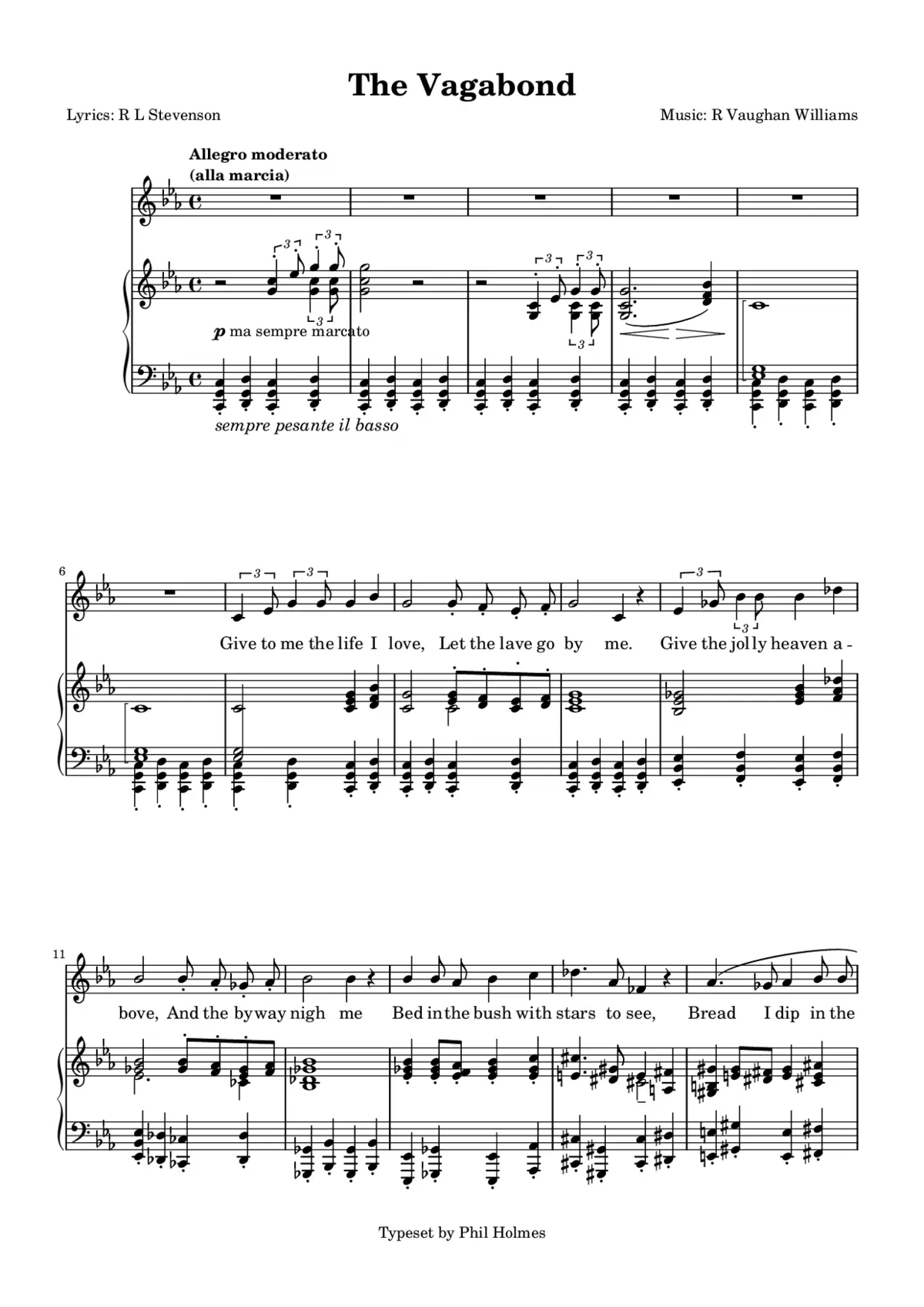 Songs of Travel - Page 1