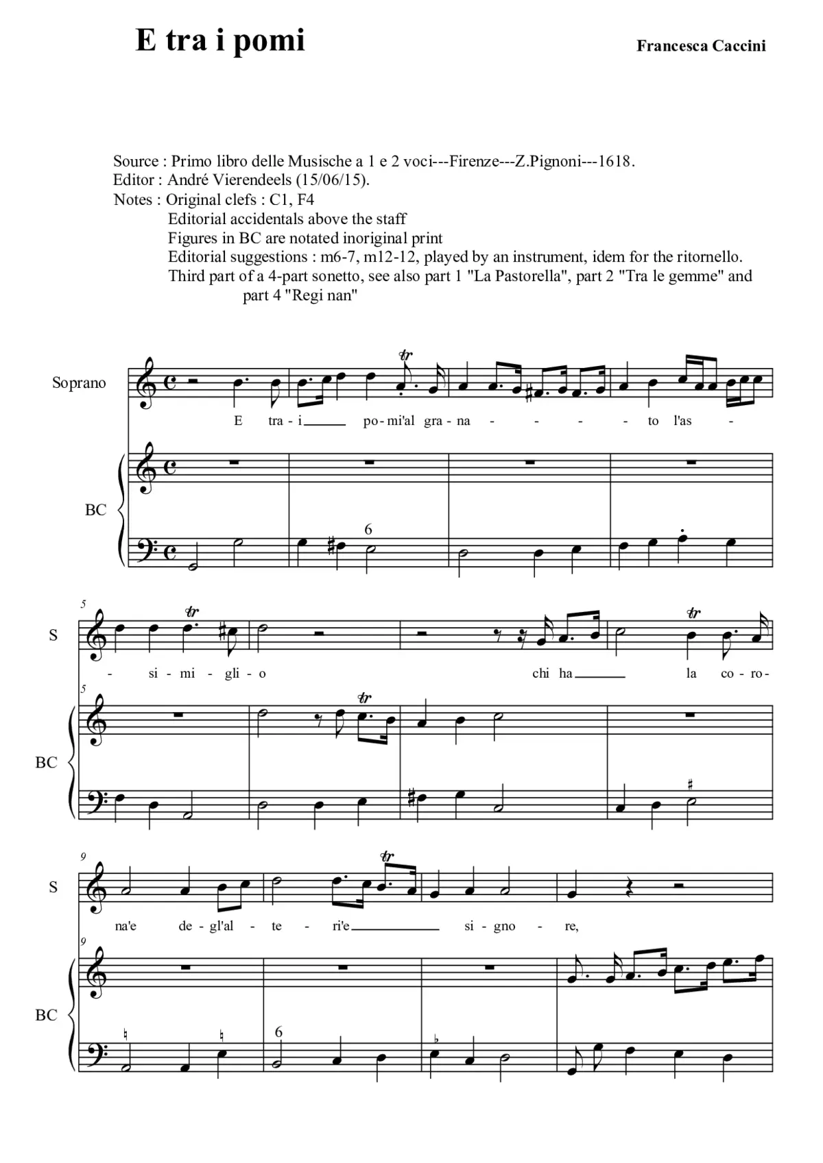 E tra i pomi - Page 1