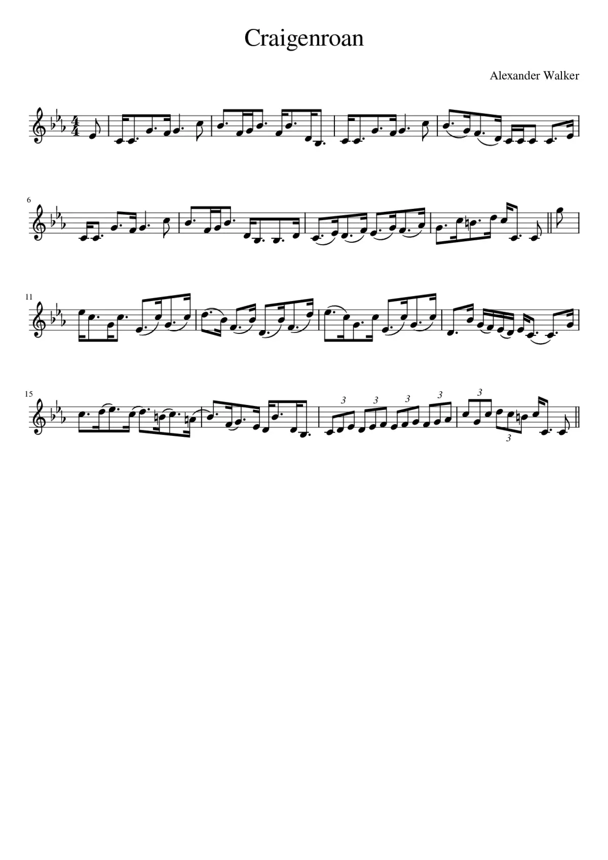 Craigenroan - Page 1