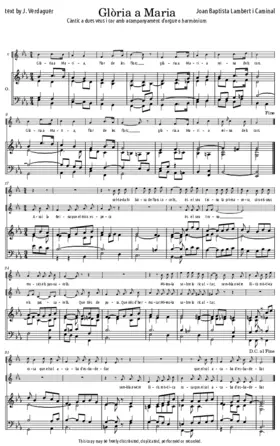 Glòria a Maria