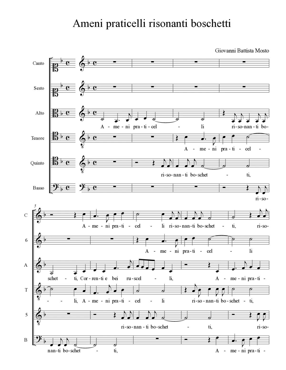 Ameni praticelli risonanti boschetti - Page 1