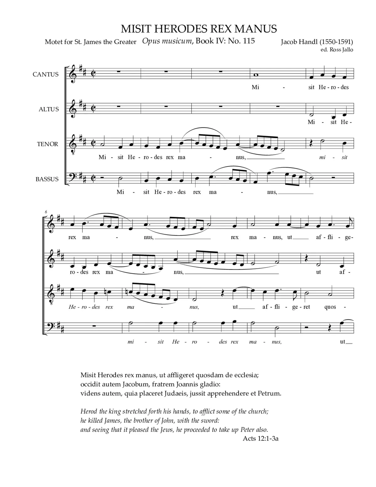 Misit Herodes rex manus - Page 1