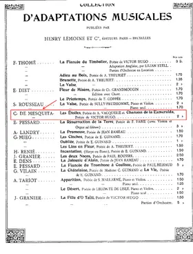 Deux Adaptations Musicales