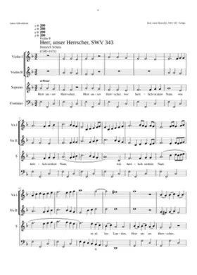 Herr unser herrscher wie herrlich ist dein Nam