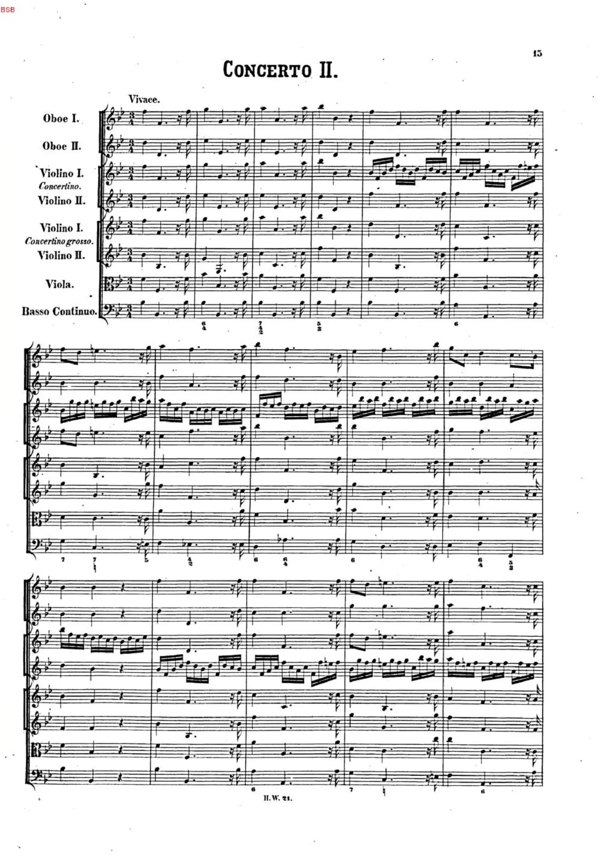 Concerto Grosso in B-flat major - Page 1