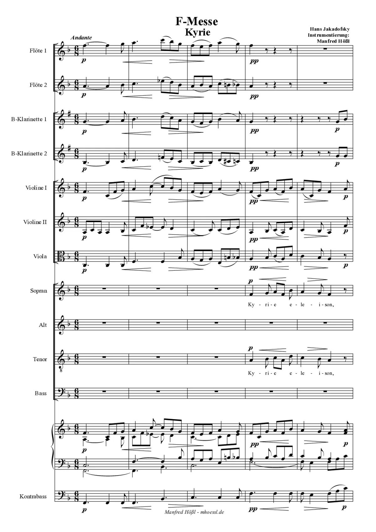 Messe in F - Page 1