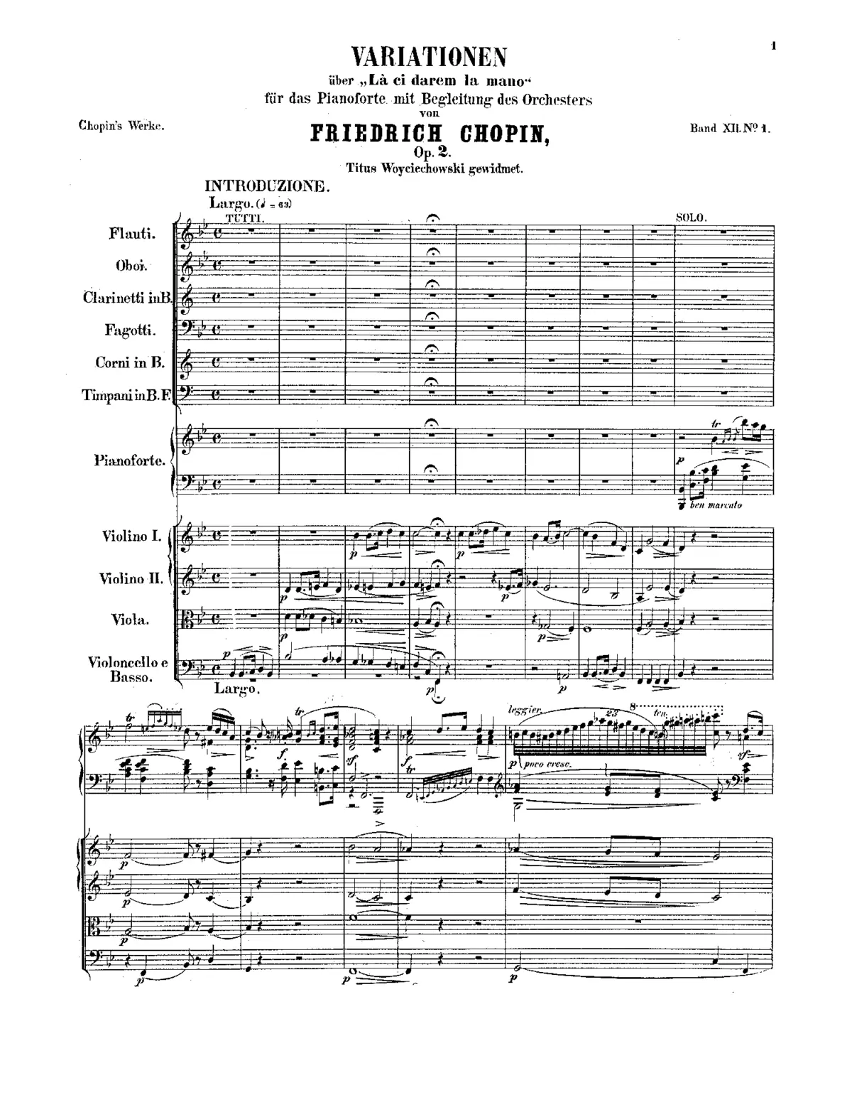 Variations on 'Là ci darem la mano' - Page 1