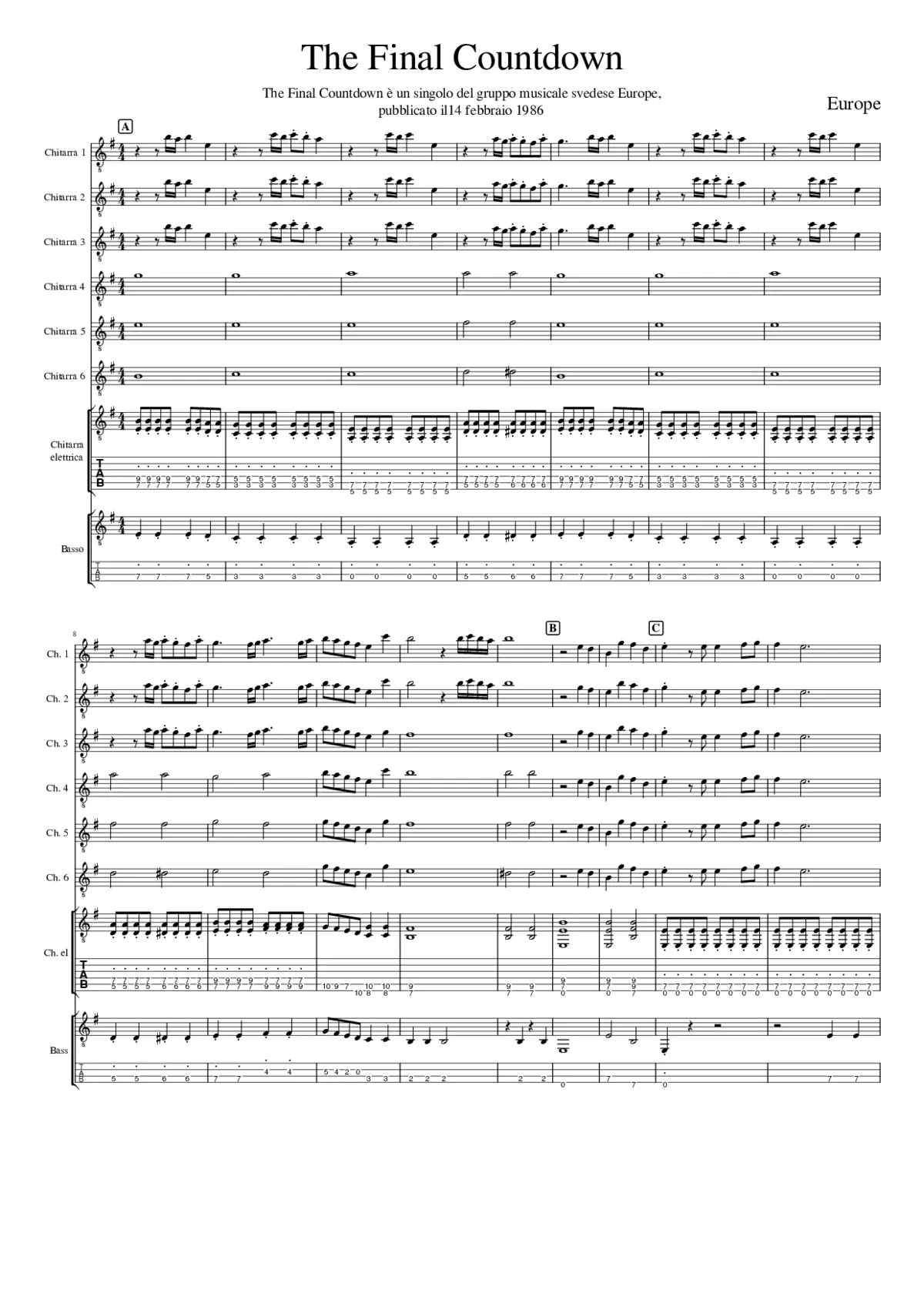 The Final Countdown - Page 1