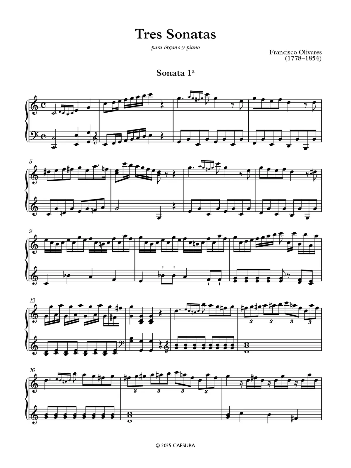 3 Sonatas - Page 1