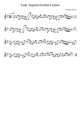 Lady Augusta Gordon Lennox