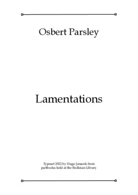 Lamentations