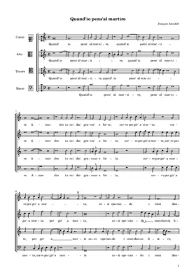 Quand'io penso al martire