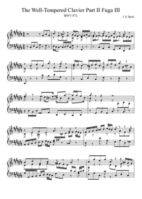 Prelude and Fugue in C-sharp major BWV 872