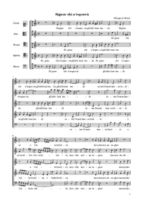 Signor chi n'esporrà