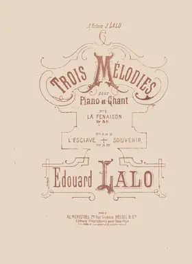 Trois mélodies