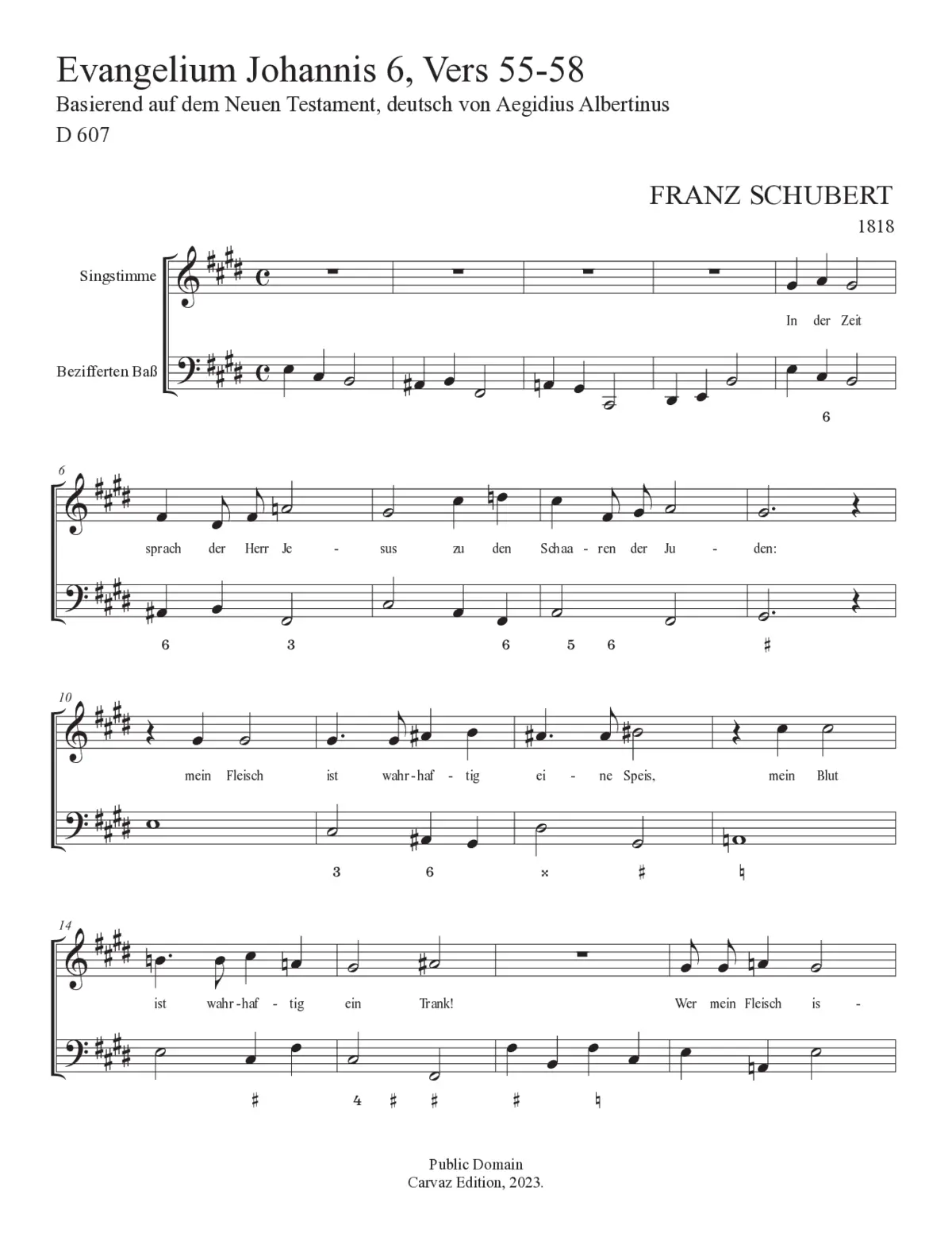 Evangelium Johannis 6 - Page 1