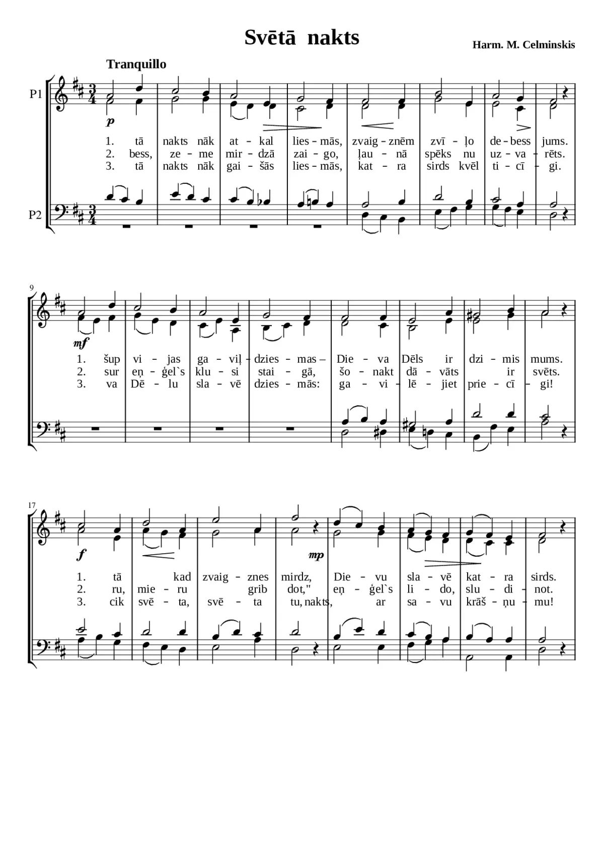 SvÄtÄ nakts - Page 1