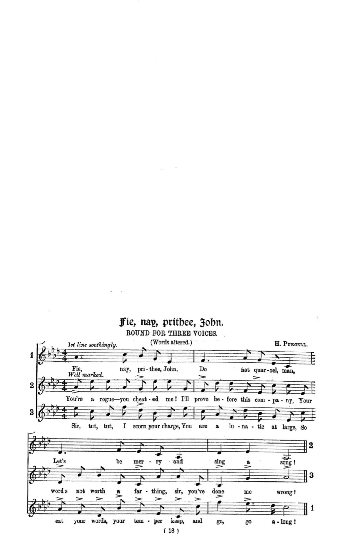 Fie, nay prithee, John - Page 1