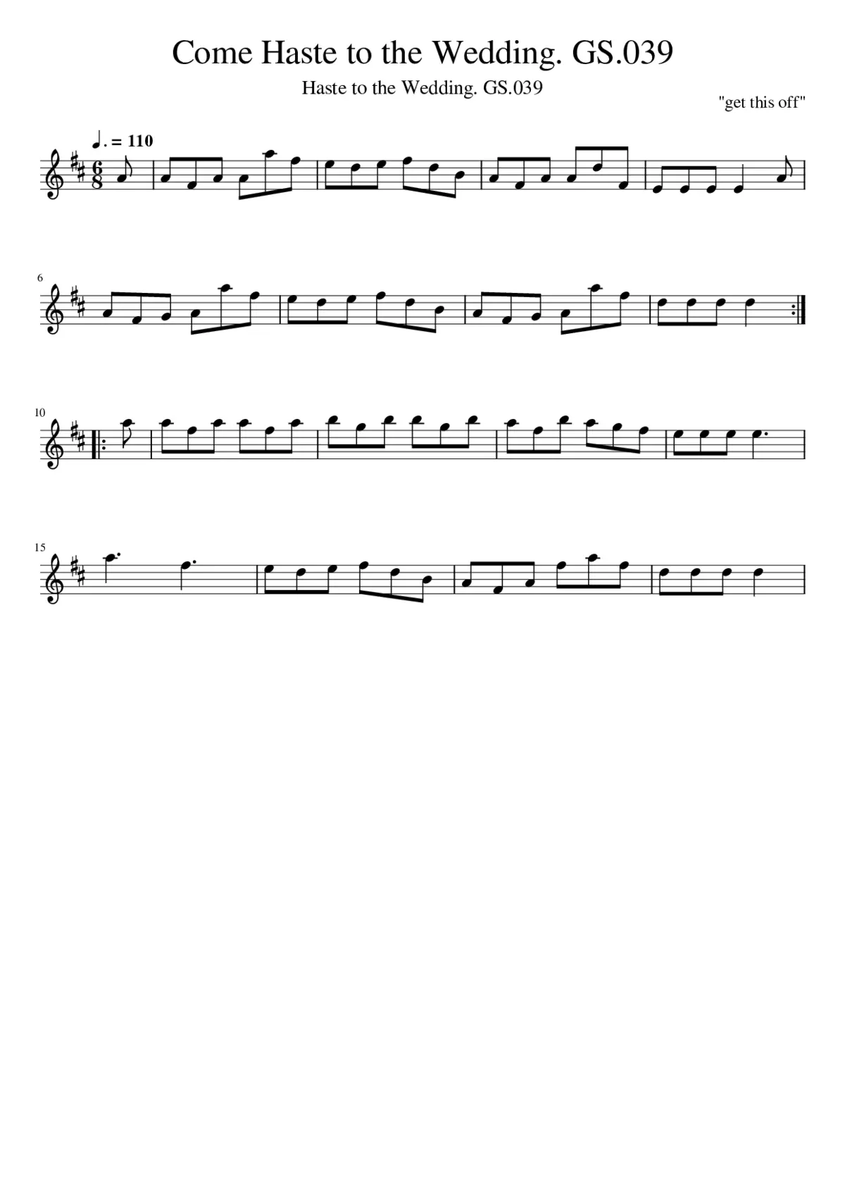 Haste to the Wedding - Page 1