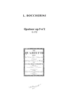 String Quartet in D minor, G.172