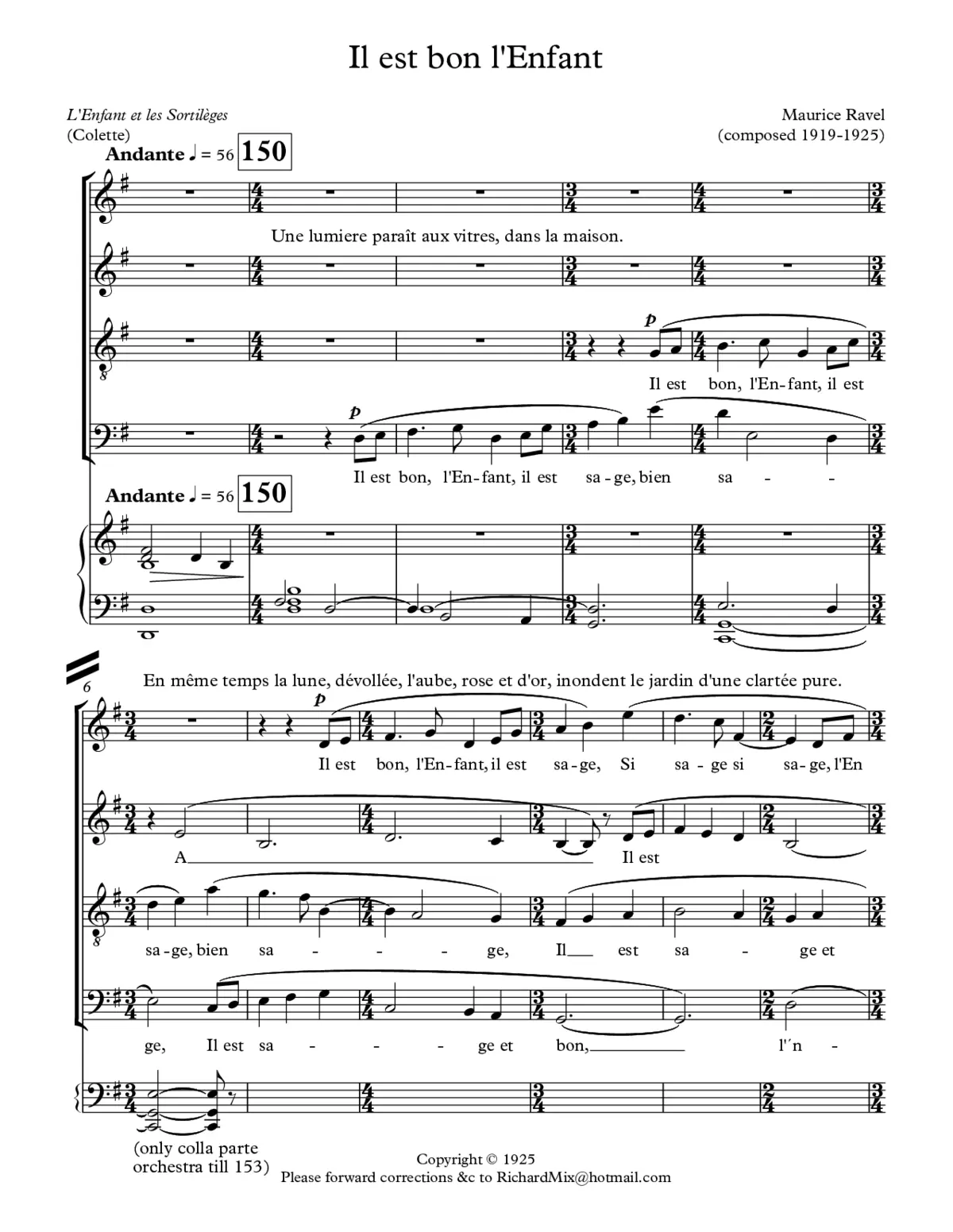 L'Enfant et les Sortilèges - Page 1
