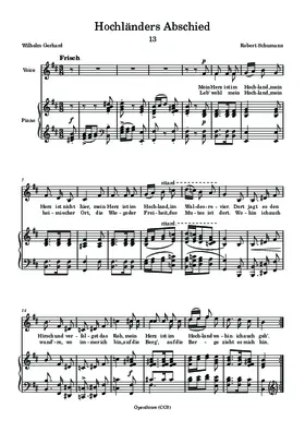 Hochländers Abschied