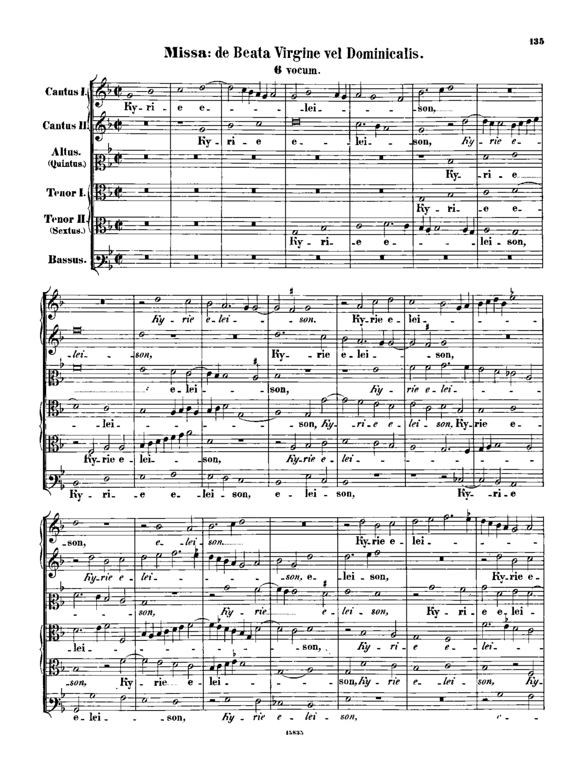 Missa de Beata Virgine - Page 1