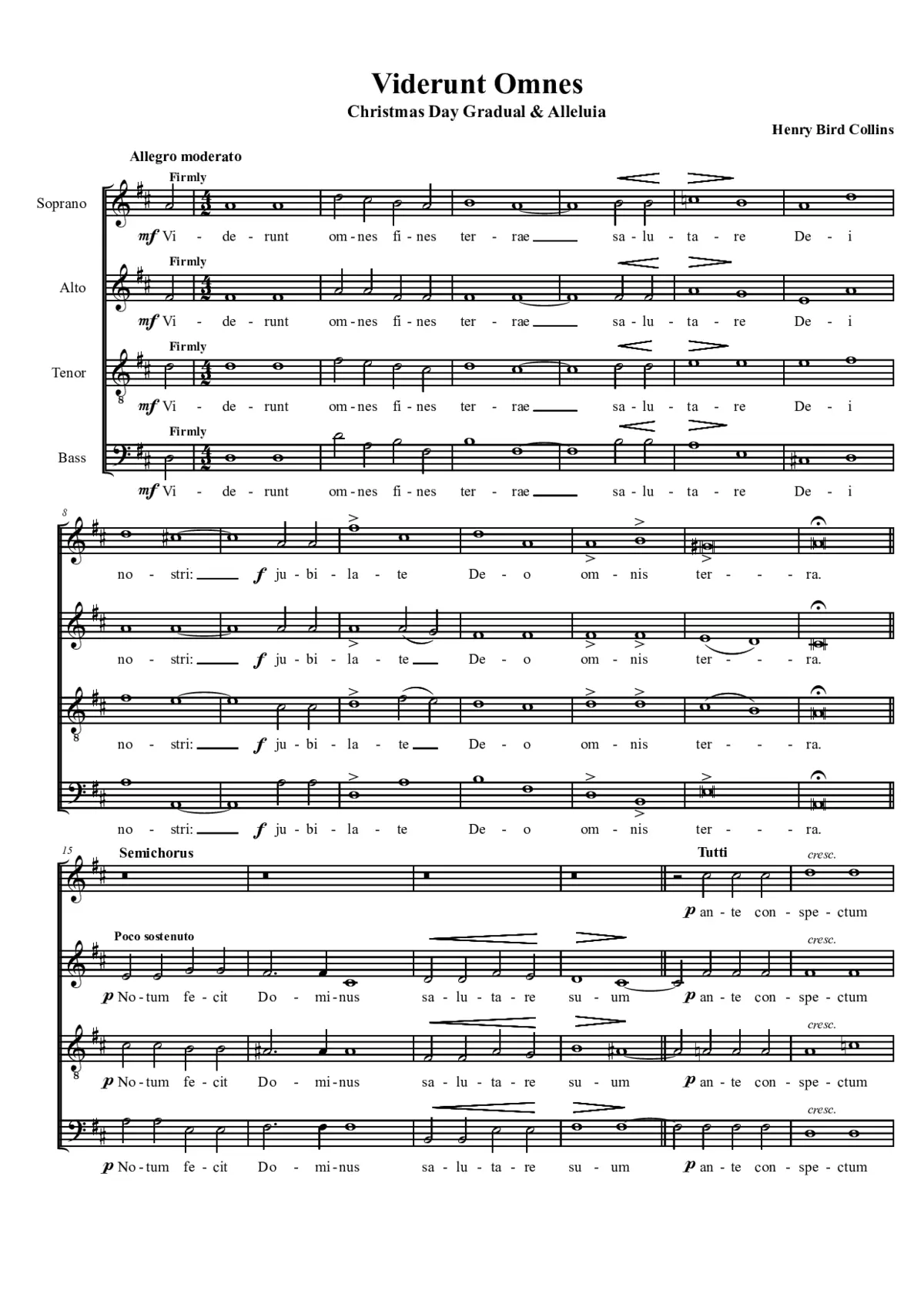 Christmas Day Gradual & Alleluia - Page 1