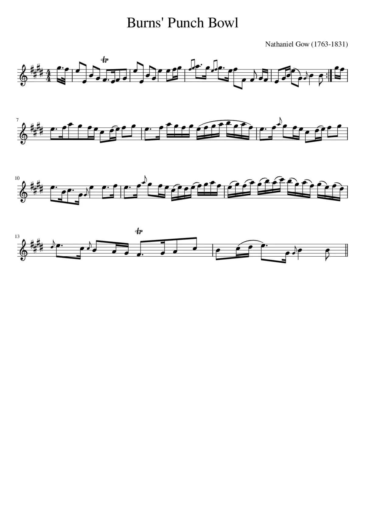 Burns' Punch Bowl - Page 1