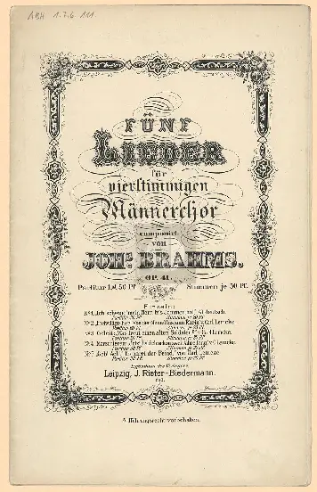 5 Lieder - Page 1
