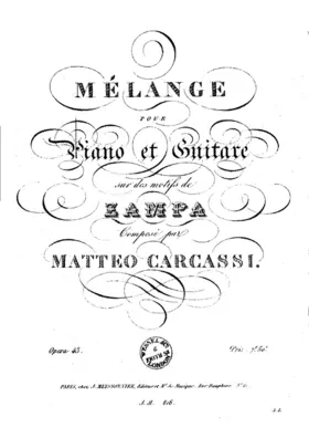 Mélange sur des Motifs de Zampa