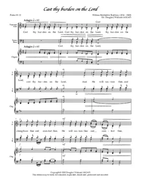 Cast thy burden on the Lord