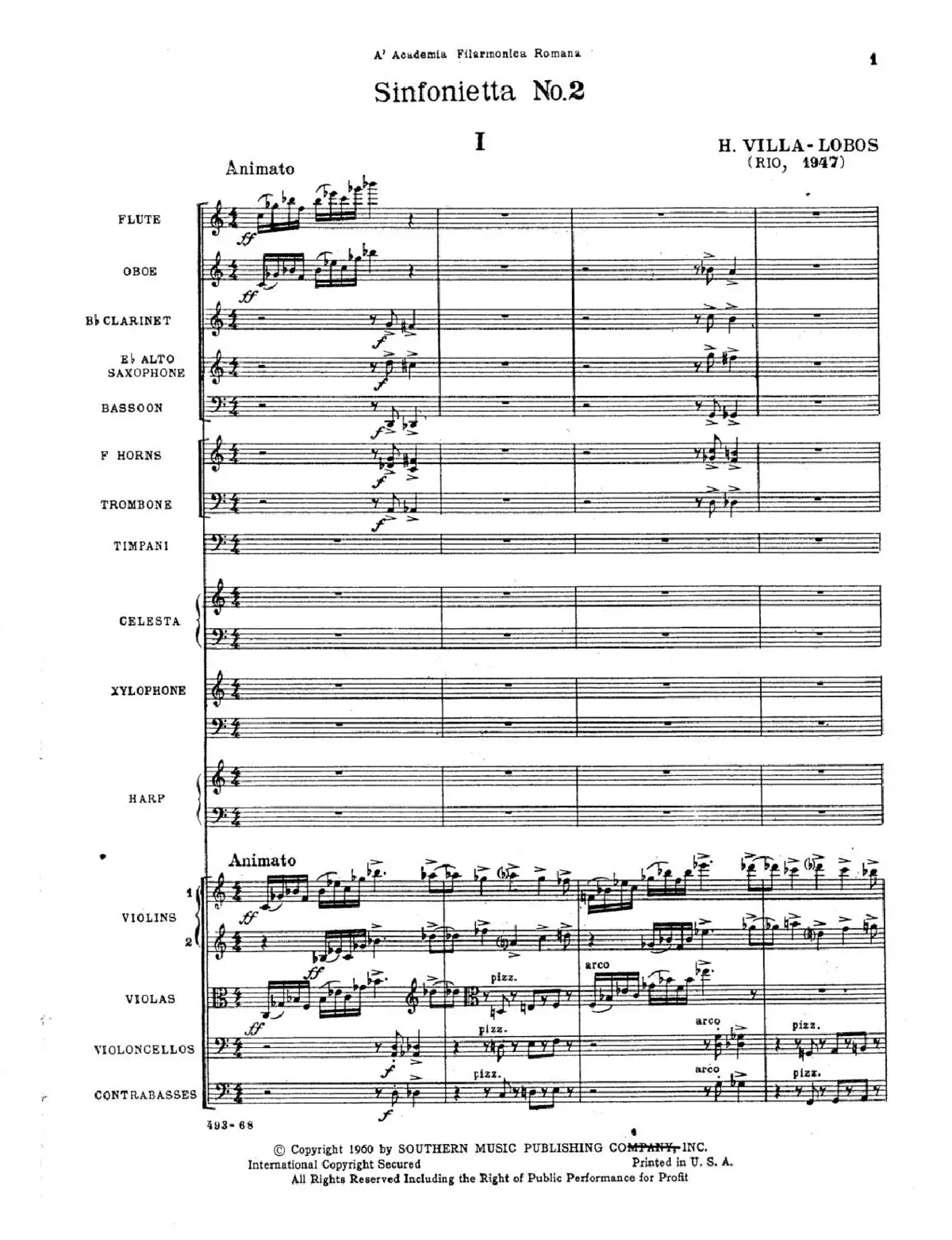 Sinfonietta No.2 - Page 1
