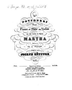 Potpourri for Flute or Violin and Piano No.74