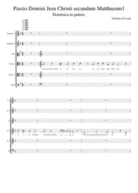 Passio Domini nostril Jesu Christi secundum Matthaeum