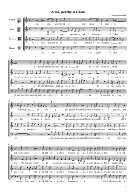 Alma perché sì trista