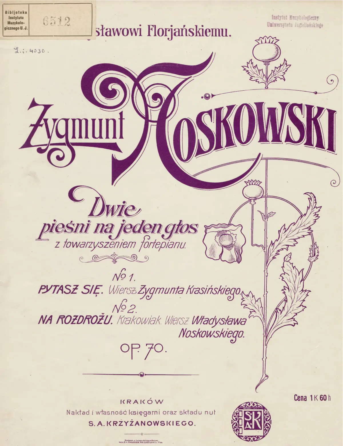 2 Pieśni - Page 1