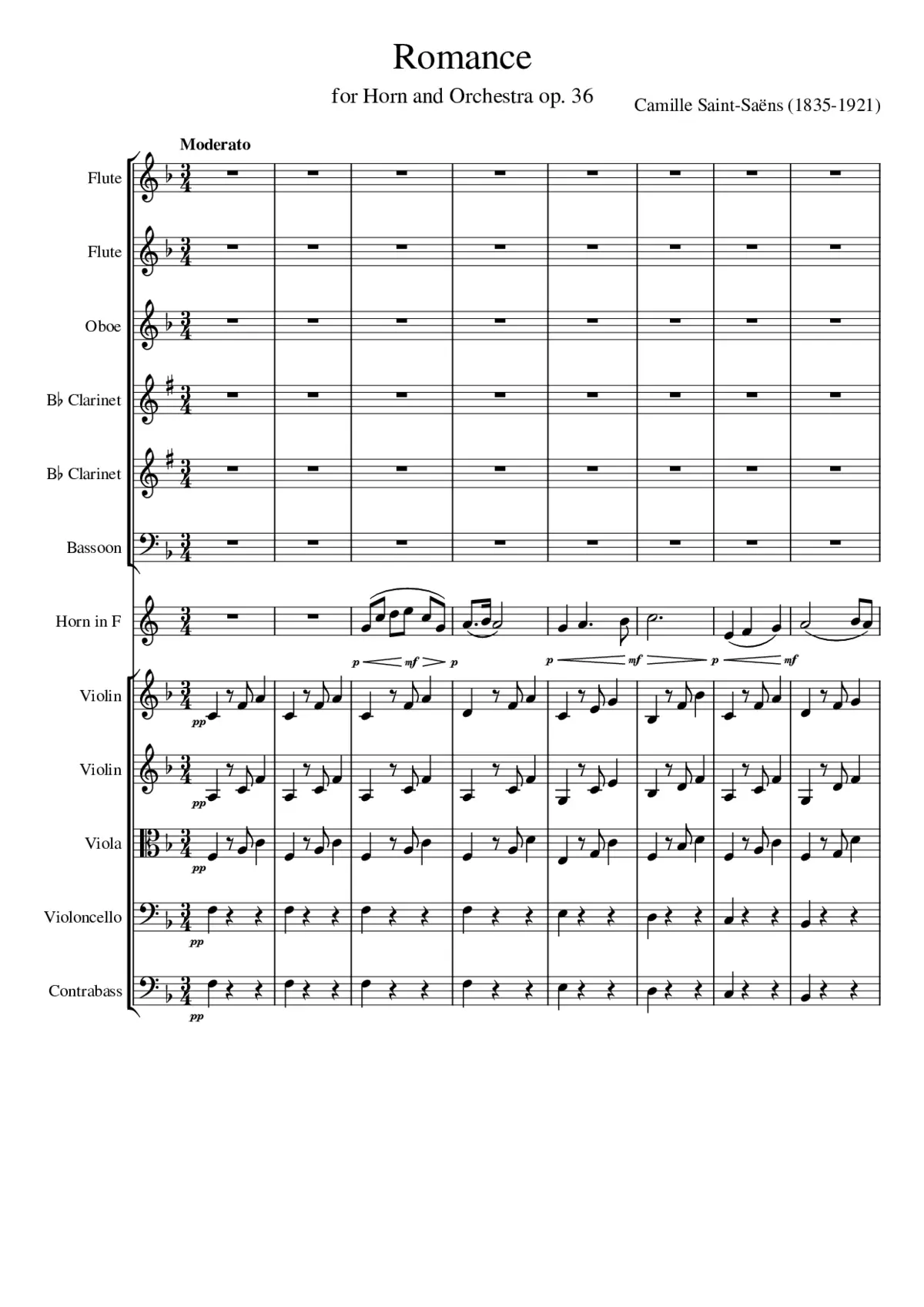 Romance Op.36 - Page 1