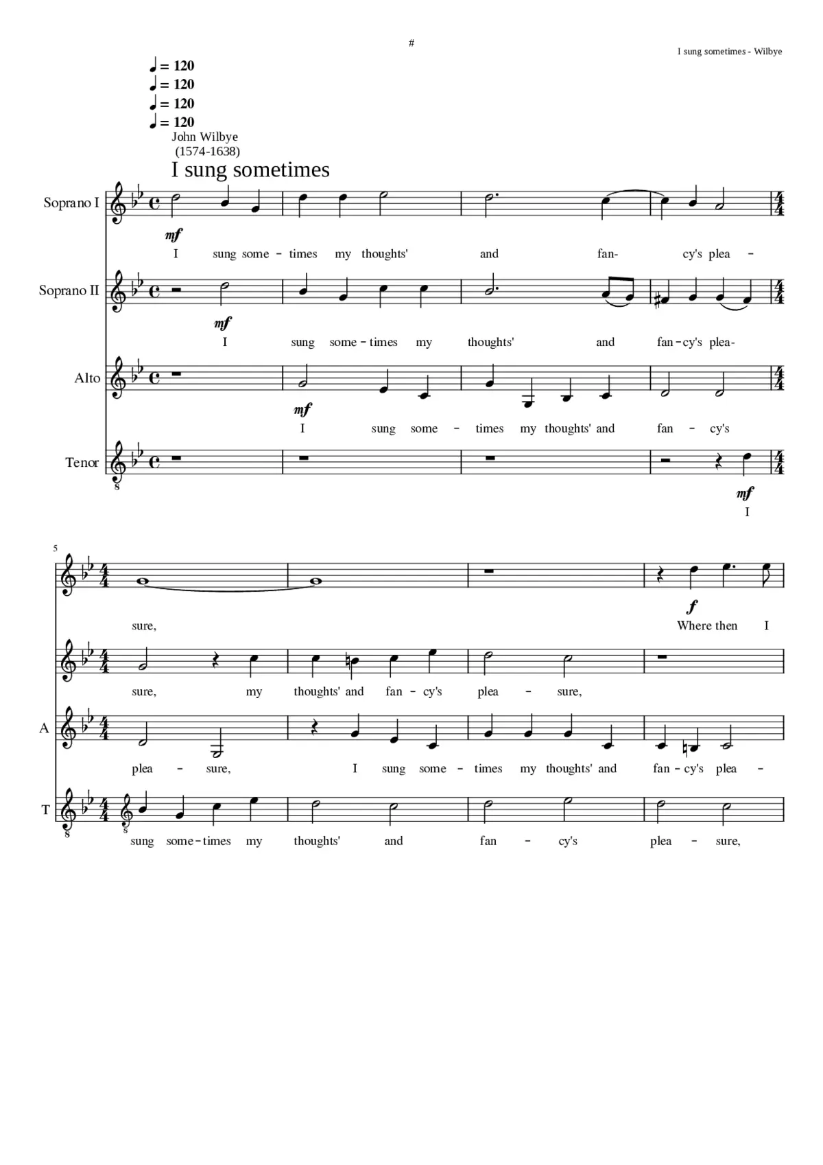 I sung sometimes - Page 1