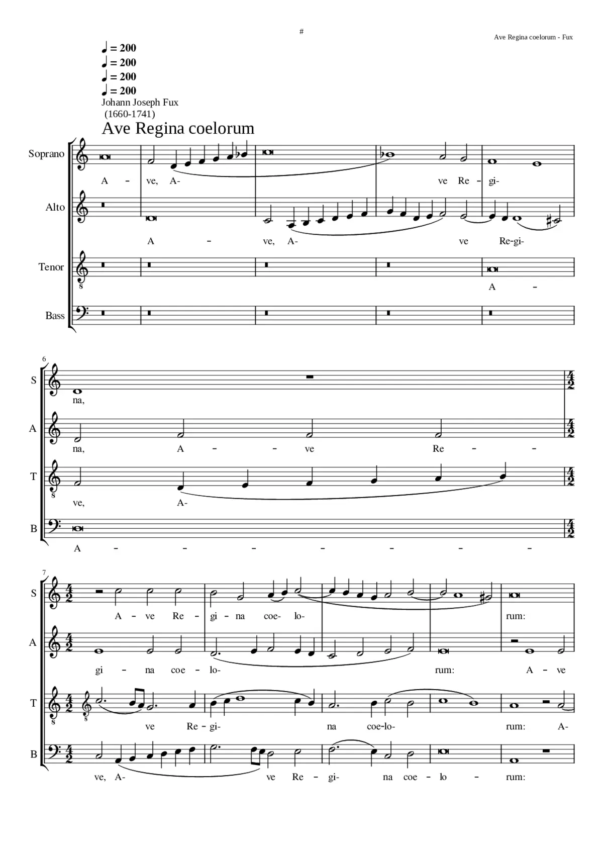 Ave Regina coelorum - Page 1