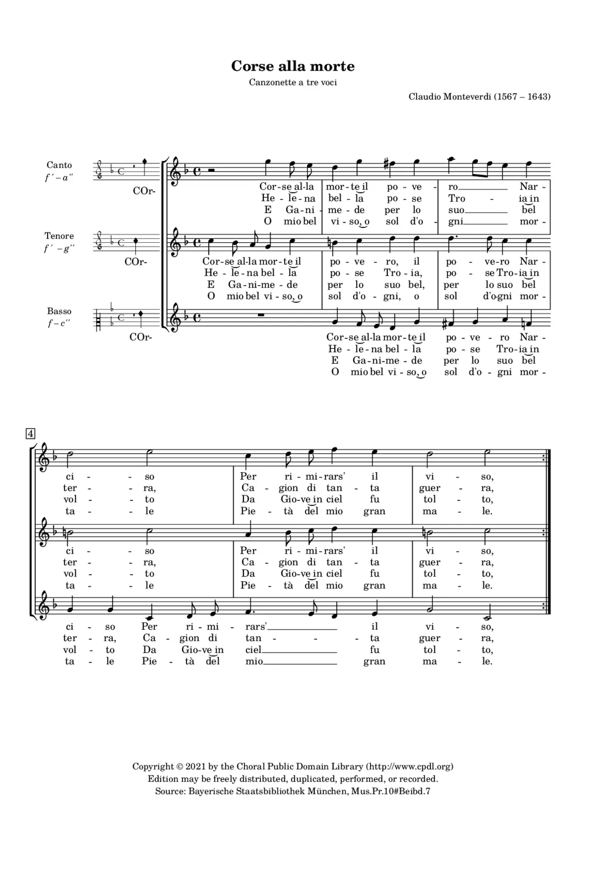 Corse a la morte il povero Narciso - Page 1